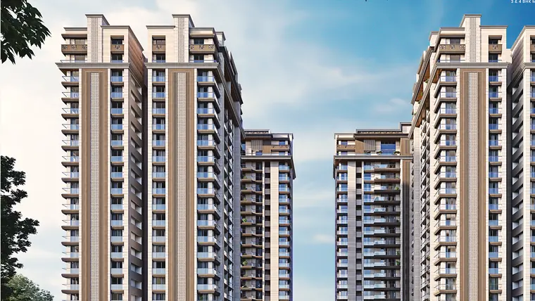 All four towers — Silver Epitome, Parvat Patiya, Surat