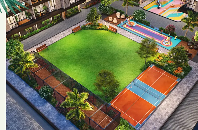 Multipurpose court & jogging track — Silver Epitome, Parvat Patiya, Surat