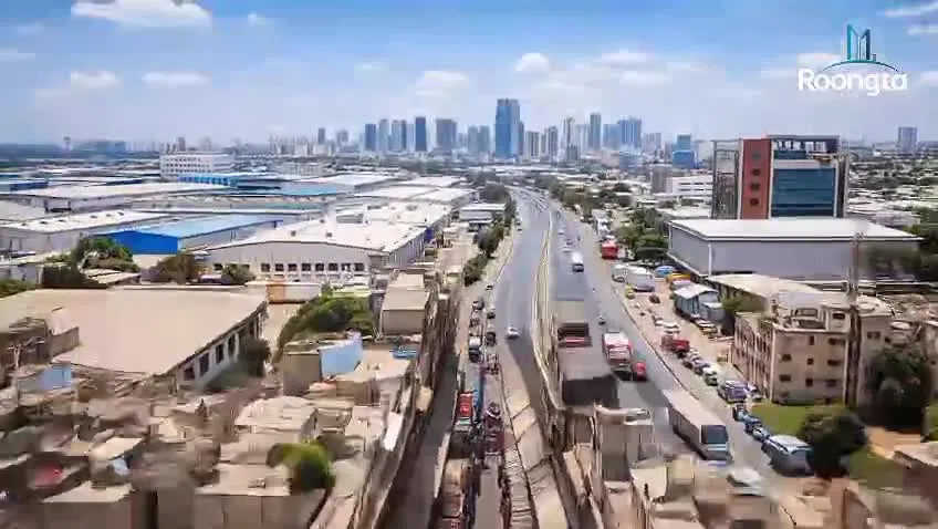 Surat skyline — Roongta Galaxy Textile Market, Maan Darwaja, Surat
