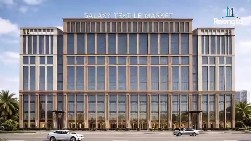 Façade — Roongta Galaxy Textile Market, Maan Darwaja, Surat