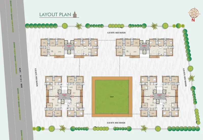 Layout Plan — Silver Epitome, Parvat Patiya, Surat