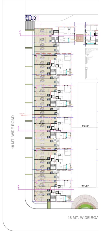 First Floor Layout — Tulsivanam, Godadara, Surat